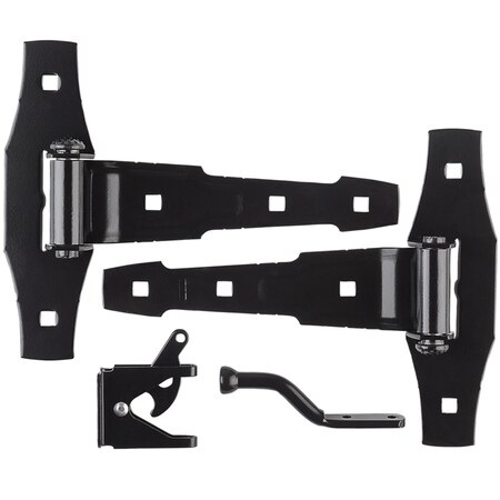 National Hardware National Hardware 8-13/16 in. L Black Steel Gate Hardware Kit 1 pk N109-025